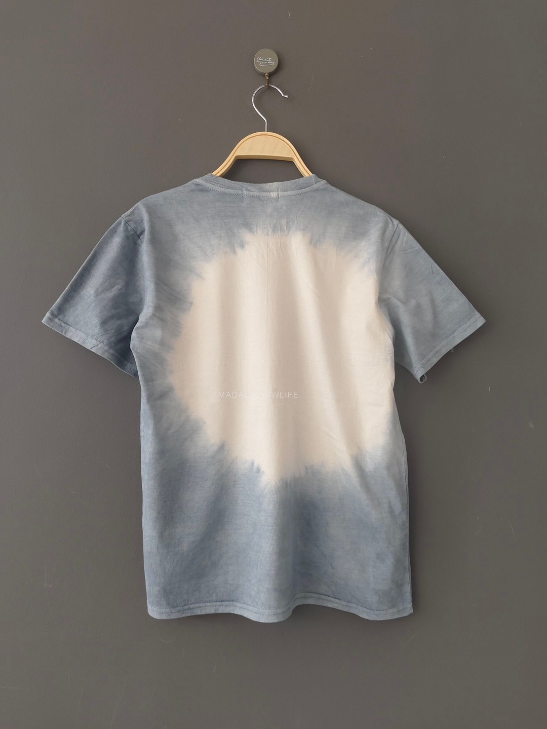 เสื้อยืดผู้ใหญ่พิมพ์ลายช้างThailand มัดย้อมเทา Size : XS S M L XL 2XL 3XL