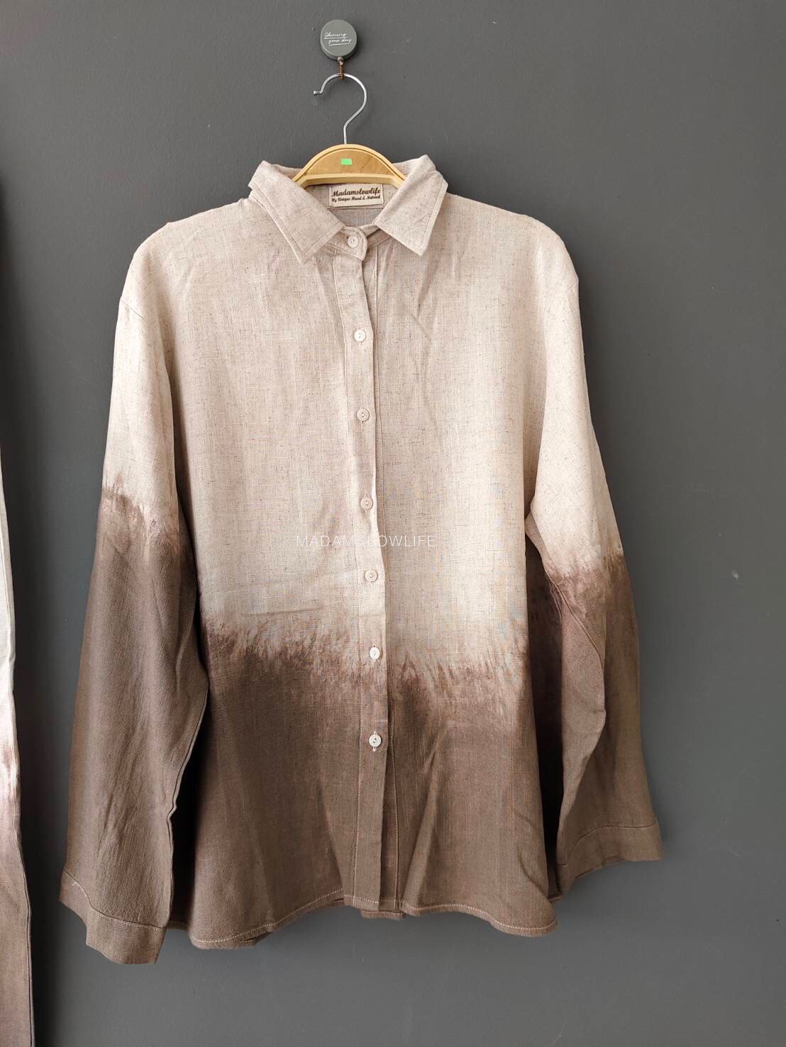 ชุดเซต เสื้อเชิ๊ตแขนยาว + กางเกง