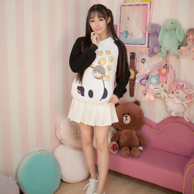 เสื้อสเวตเตอร์ น้อง PANDA กับ ผองเพื่อนลูกเจี๊ยบ