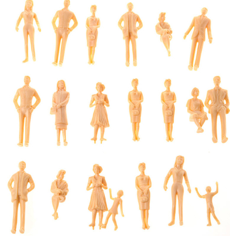 คนจิ๋ว สเกล 1:30 ไม่เพ้นท์สี / 7 ตัว (premium)