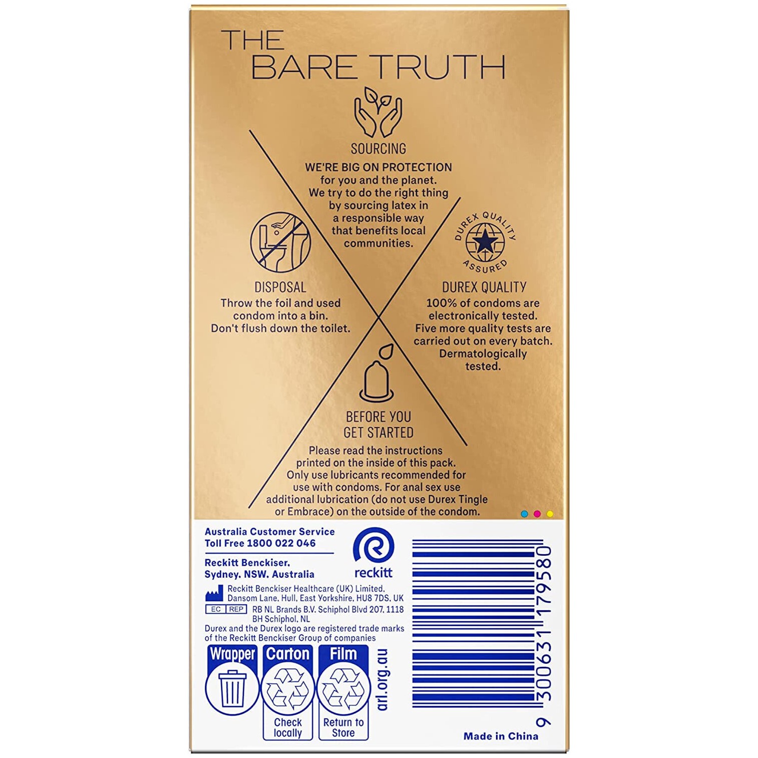 Durex Invisible Ultra Thin Wide Fit Condoms 56mm Pack of 10 ถุงยางอนามัยรุ่นพิเศษสินค้านำเข้าจากออสเตรเลียพร้อมส่ง