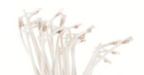 เสาไฟกิ่งเดียว สีขาว 6V สูง 7 ซ.ม. (สเกล 1:150) / 5 ต้น