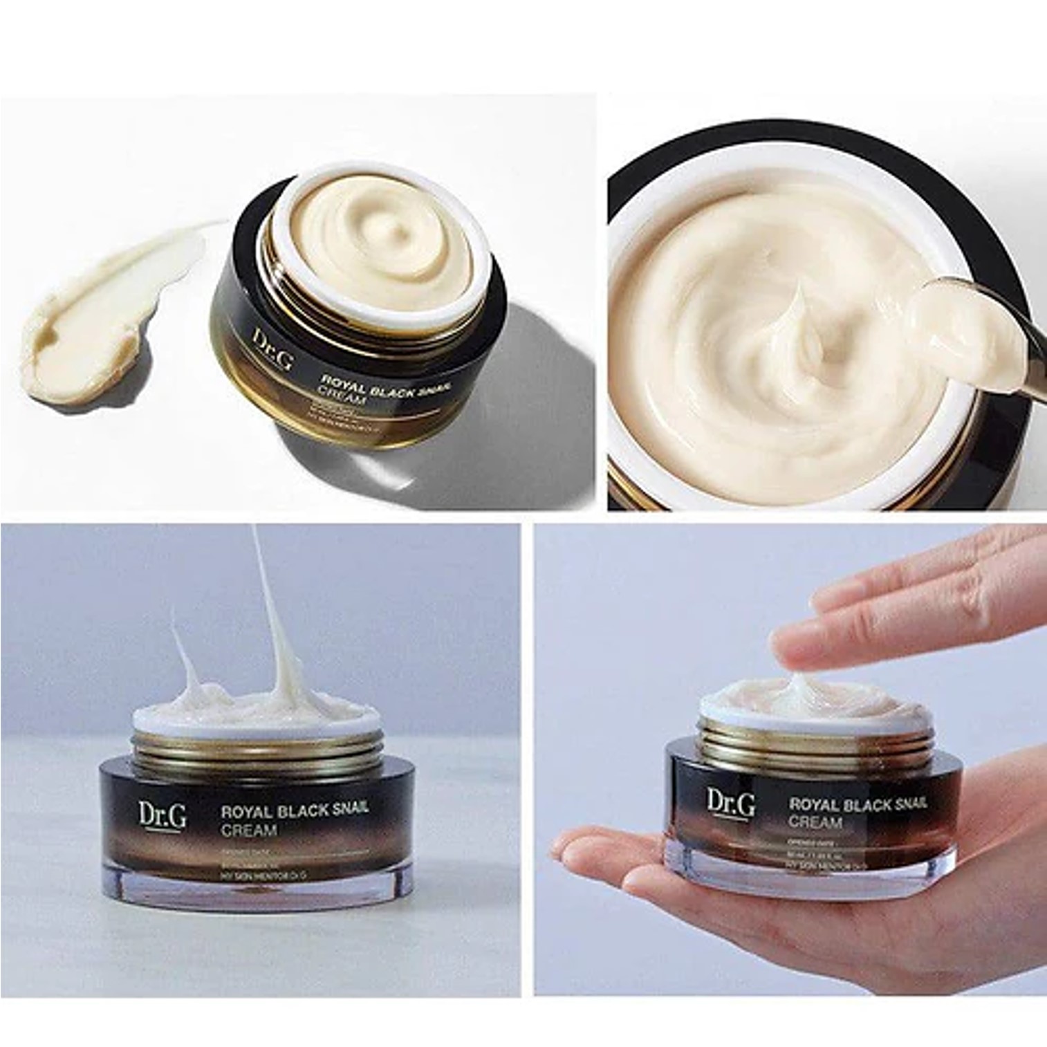 Dr.G Royal Black Snail Cream 50ml ครีมบำรุงผิวหน้าสูตรพรีเมี่ยมจากสารสกัดเมือกหอยทากสีดำสินค้านำเข้าจากเกาหลีของแท้พร้อมส่ง
