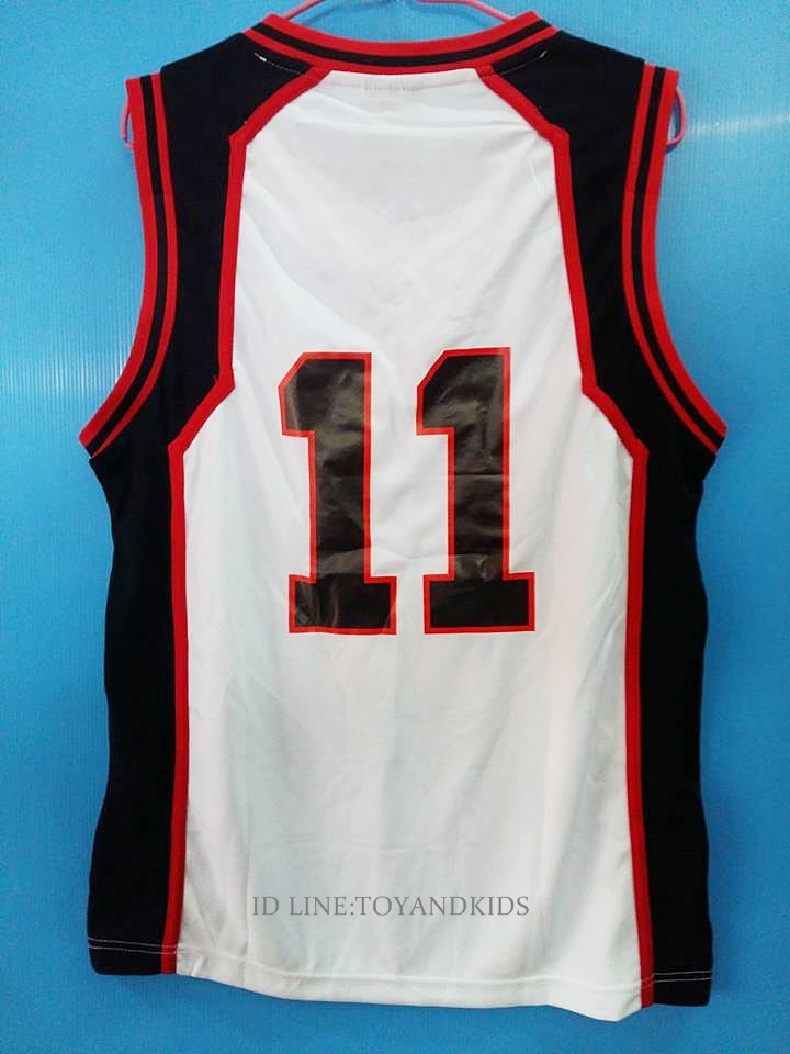 ชุดบาส SEIRIN No.11 สีขาว V1