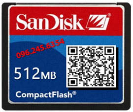 [ขาย จำหน่าย ราคา] Sandisk CF Card 512Mb 25X (Compact Flash Card)
