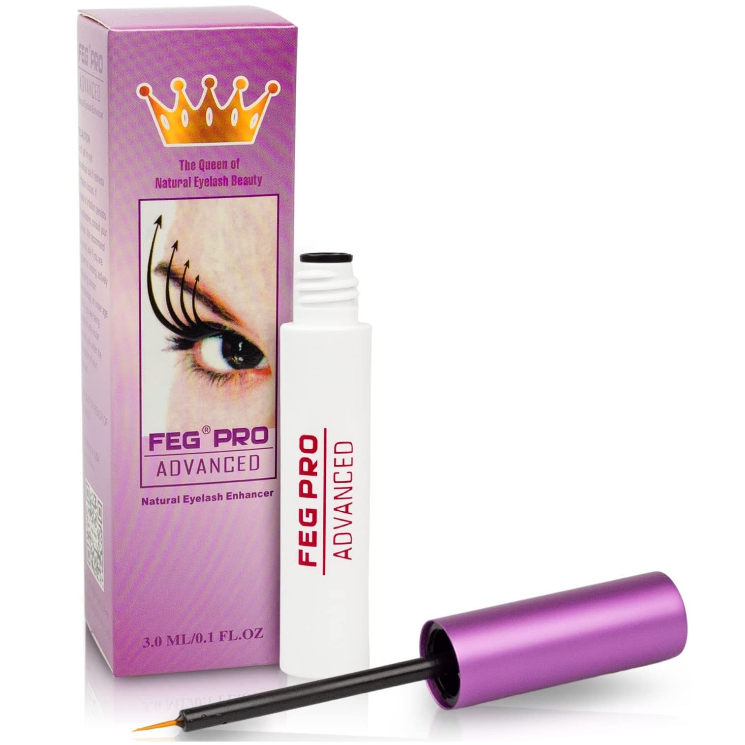 FEG Pro Advanced Specially Formulated Extra Strength Natural Eyelash Enhancer Serum เซรั่มบำรุงขนตายาวสูตรพิเศษเพิ่มความเข้มข้นของส่วนผสมเพื่อผลลัพธ์ที่ชัดเจนขึ้น