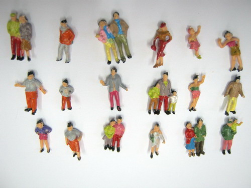 คน สเกล 1:87 คละแบบ / 50 ตัว