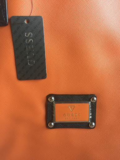 Guess Orange Shopping Bag