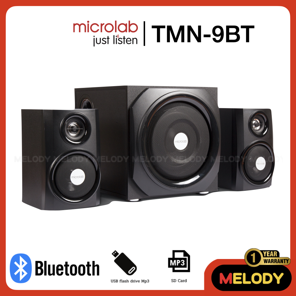 microlab TMN-9BT 2.1 Bluetooth Speaker ลำโพงคอมพิวเตอร์ รับประกันศูนย์ microlab 1 ปี