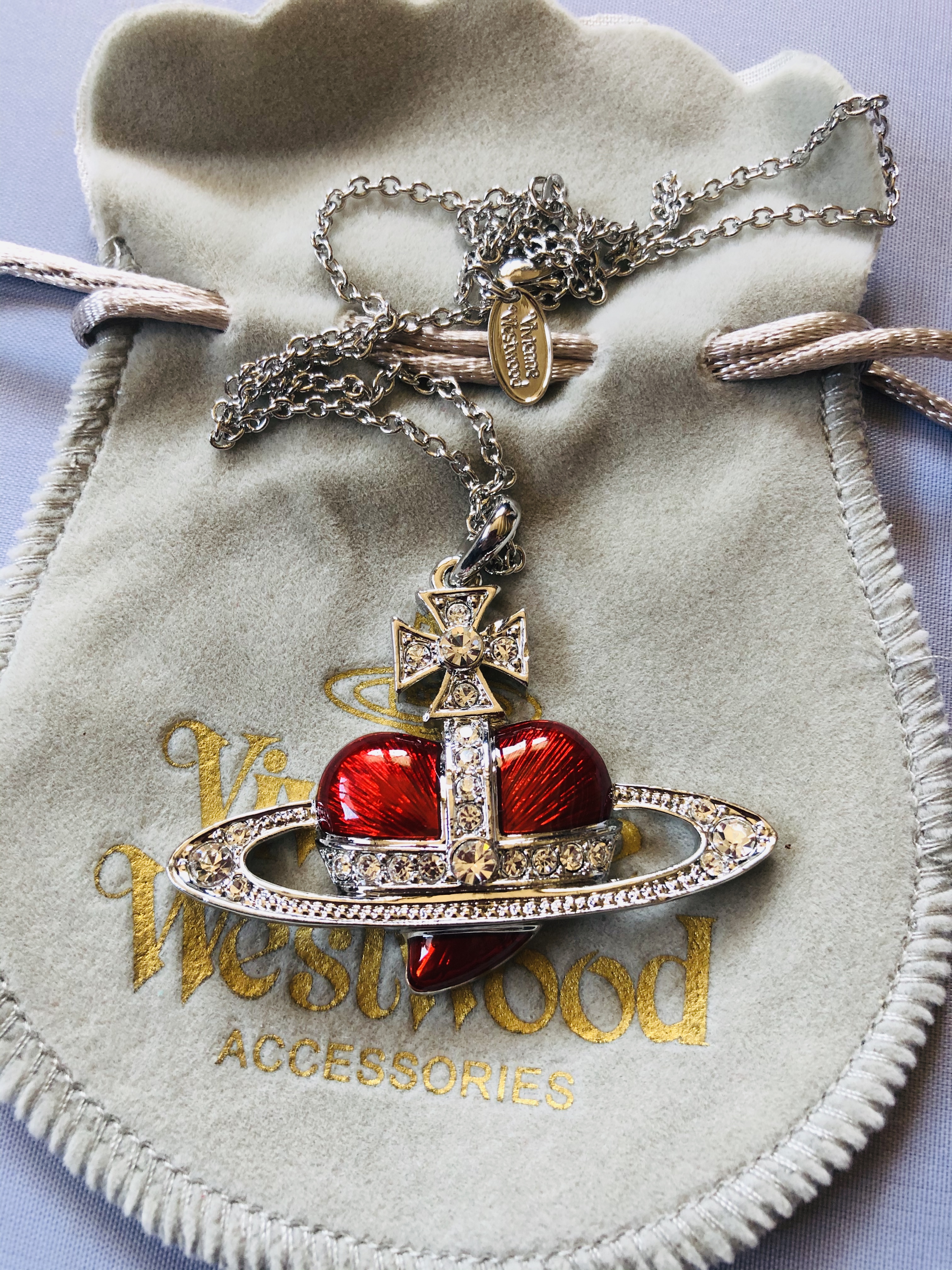 Vivienne Westwood Heart Orb Necklace