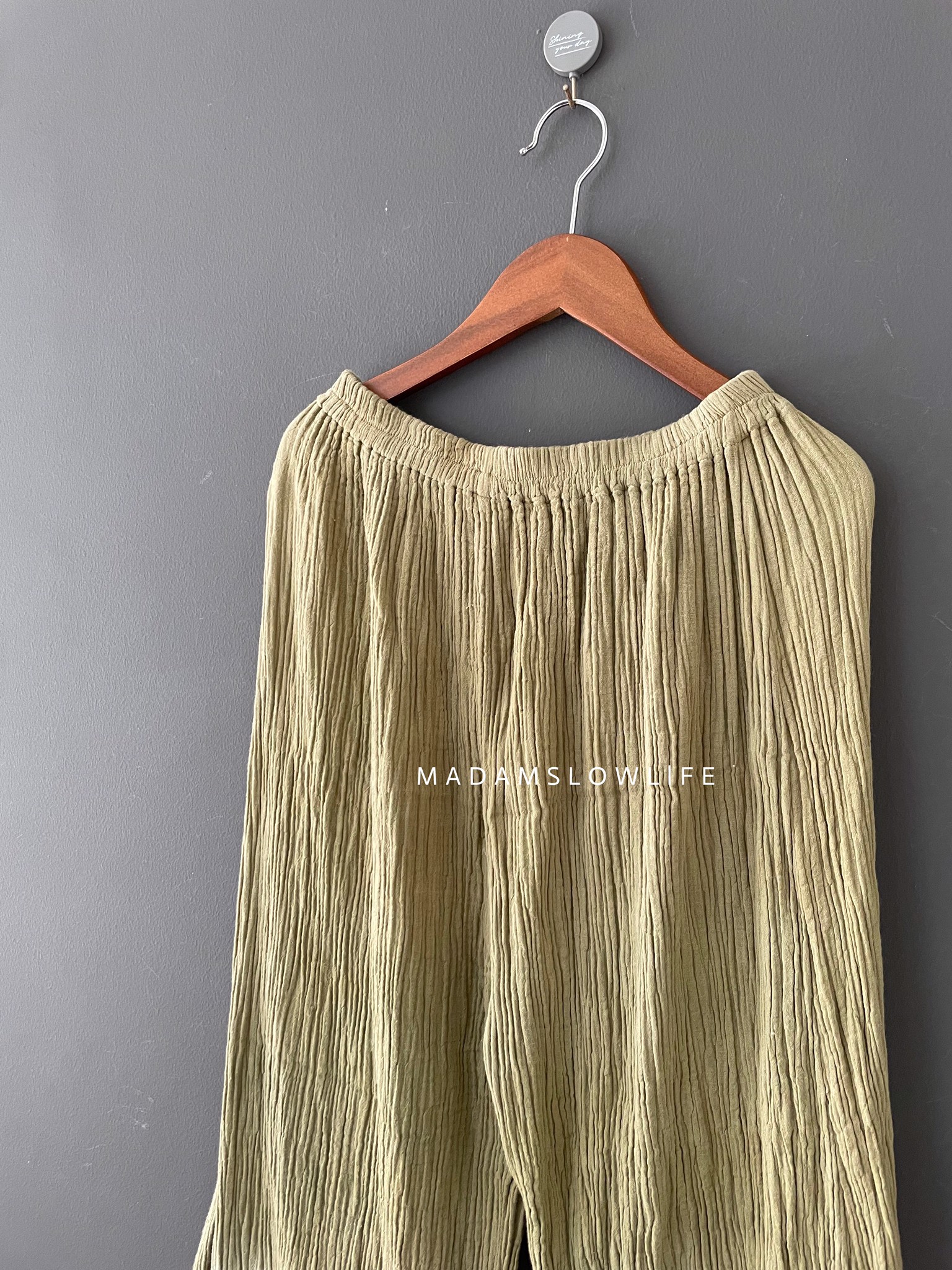 กางเกงขายาว มัดย้อมสีปลอดสารพิษ ฟรีไซต์