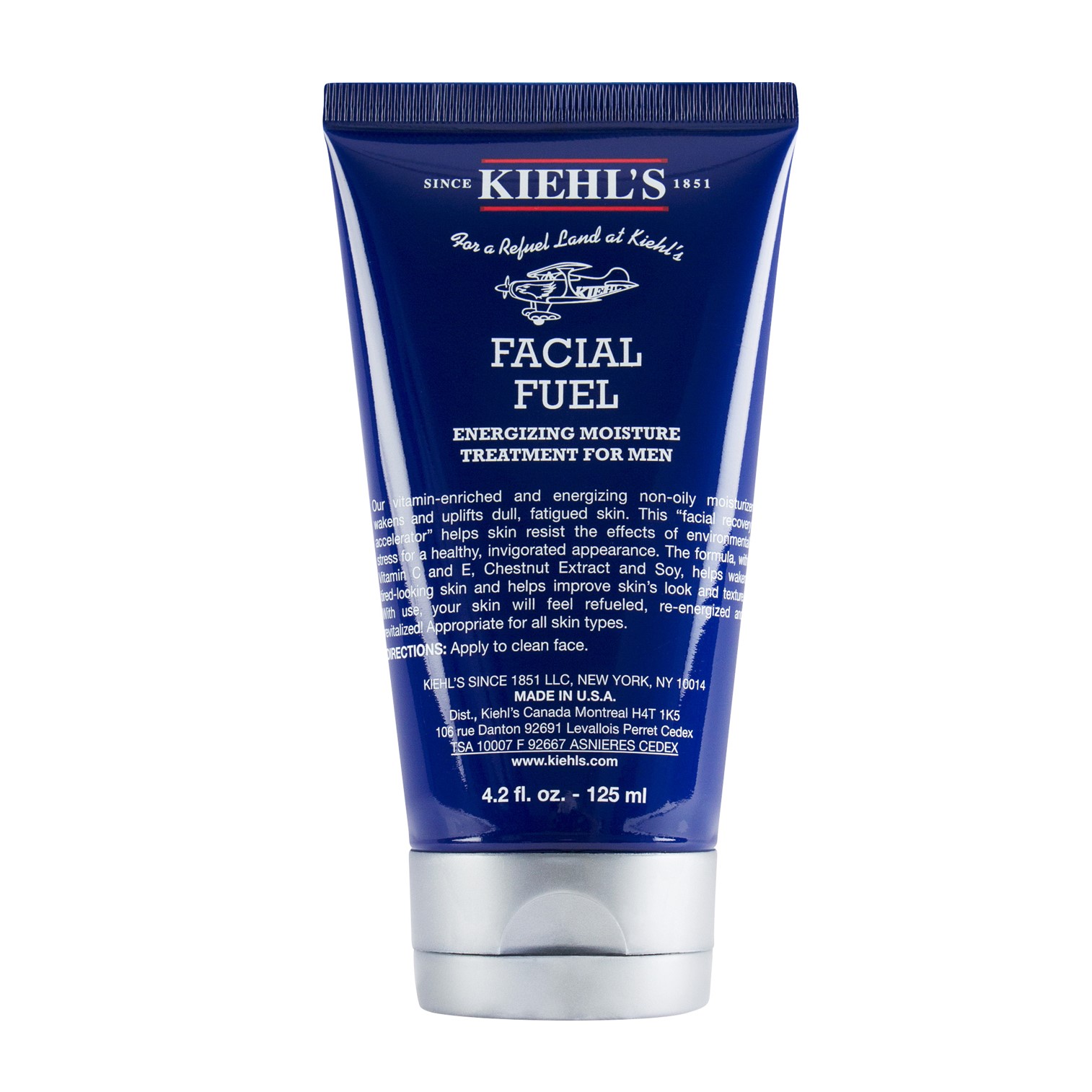 Kiehls Facial Fuel Energising Moisture Treatment For Men 125ml ครีมมอยซ์เจอร์ไรเซอร์บำรุงผิวหน้าสูตรพิเศษสำหรับผู้ชาย