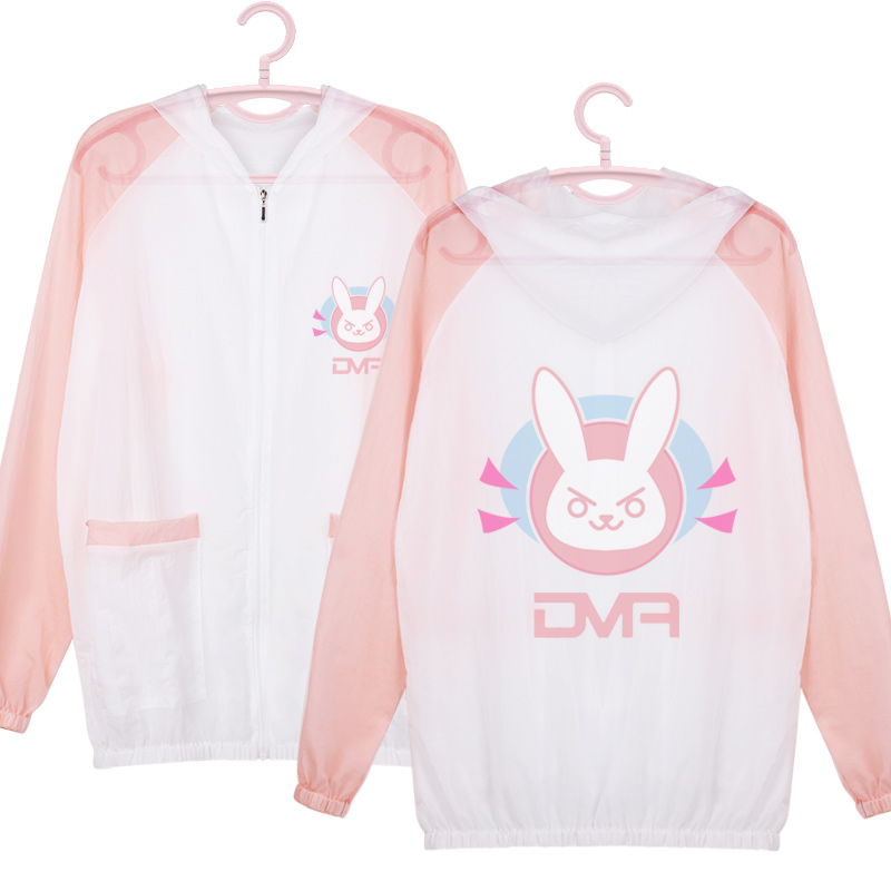 เสื้อแจ็คเก็ตกันแดด+กันละอองฝน ลาย D.Va | Overwatch