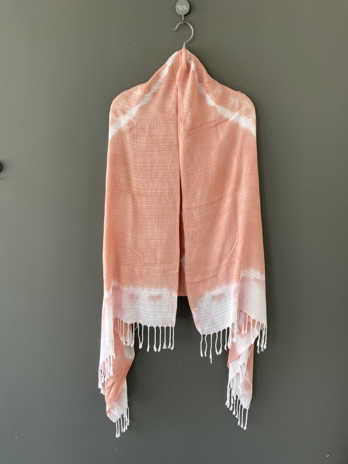 ผ้าพันคอ Non-toxic tie-dyed Thai silk scarf Size:65cm.*160cm.