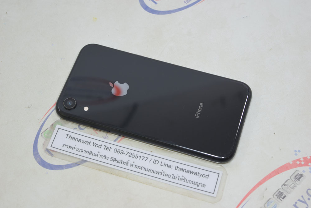 ขาย iPhone XR 64GB Black ศูนย์ไทยแท้ แบต86% ไม่เคยซ่อม อะไหล่แท้เดิมทั้งเครื่อง