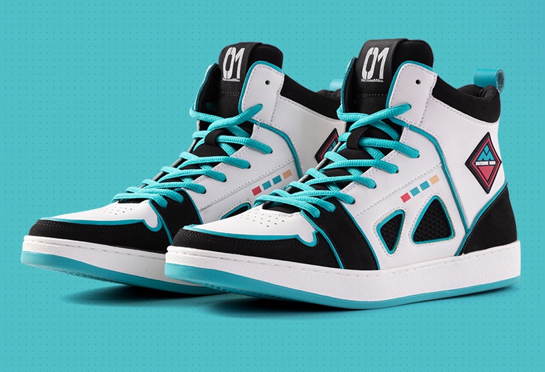 รองเท้าผ้าใบ ลาย Hatsune Miku ฮัตสึเนะ มิกุ