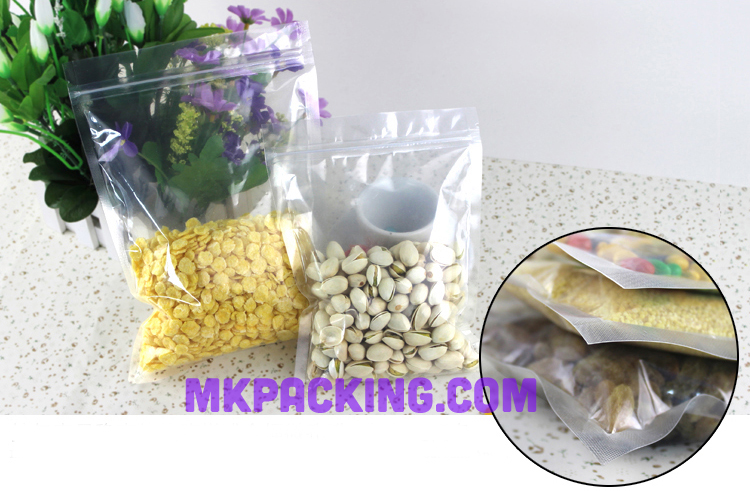 ถุงพลาสติกใส ซิปล็อค ตั้งไม่ได้ ขนาด 10x15cm