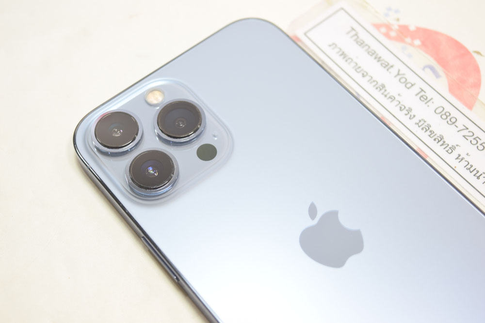 ขาย iPhone 13 ProMax 256GB Sierra blue ศูนย์ไทย เครื่องเดิมๆ แบตยังดี ครบกล่อง