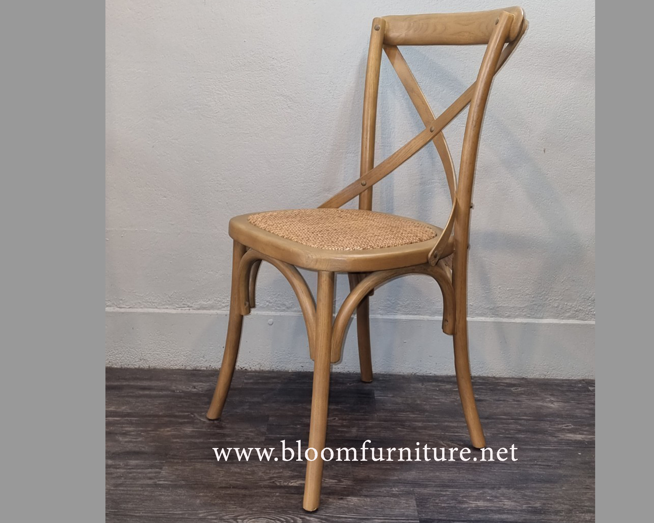 เก้าอี้โครงไม้ ที่นั่งลายสาน สไตล์โมเดิร์น วินเทจ