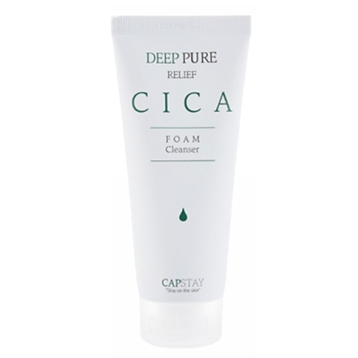 Capstay Deep Pure Relief Cica Foam Cleanser 150ml คลีนเซอร์ทำความสะอาดผิวหน้าสูตรพิเศษจากเกาหลีของแท้พร้อมส่ง