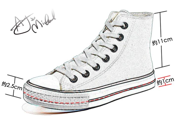 รองเท้าผ้าใบ ลาย conan