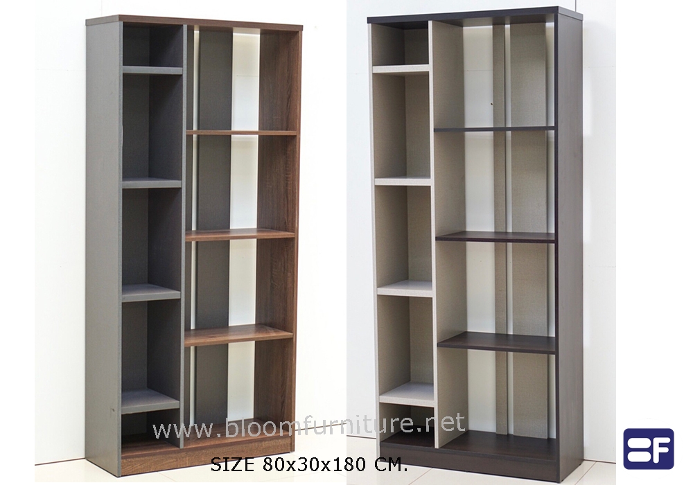 *พร้อมส่ง* ชั้นโชว์ ชั้นวางหนังสือ ขนาด 80x30x180 ซม.