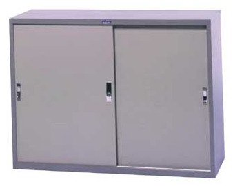 ตู้เหล็กเก็บเอกสารบานเลื่อนทึบ ขนาด 4 ฟุต (121.8x40.6x87.8 ซม.)