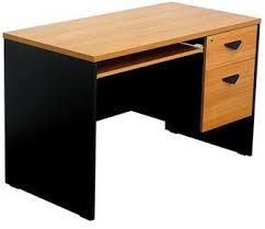 โต๊ะคอมพิวเตอร์เมลามีน ขนาด 120*60*75 ซม. สีเชอร์รี่-ดำ