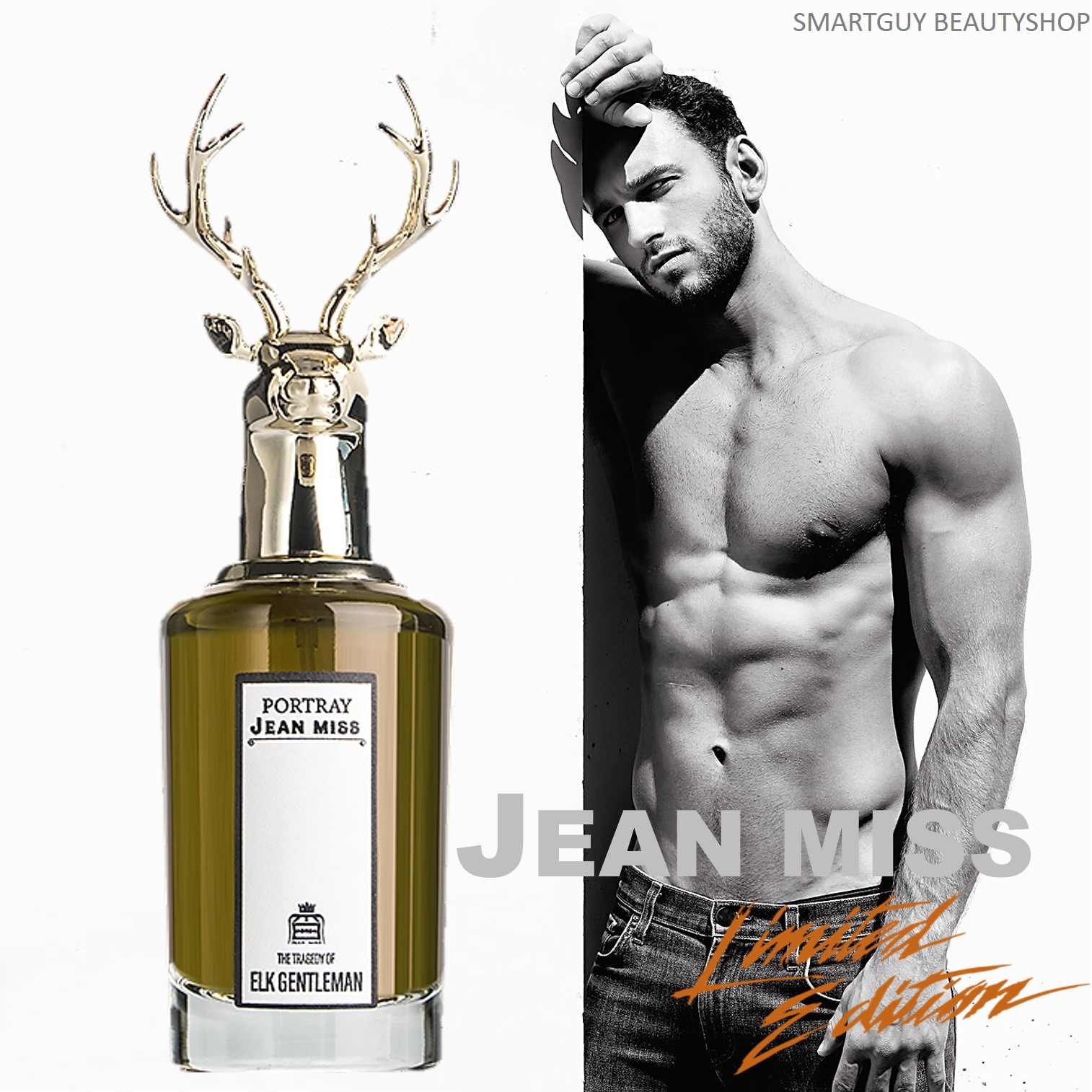 JEAN MISS The Handsome Of ELK Gentleman 80ml น้ำหอมผู้ชายลิขสิทธิ์แท้กลิ่นไฮโซหรูหราอบอุ่นผสานความเซ็กซี่น่าหลงใหล