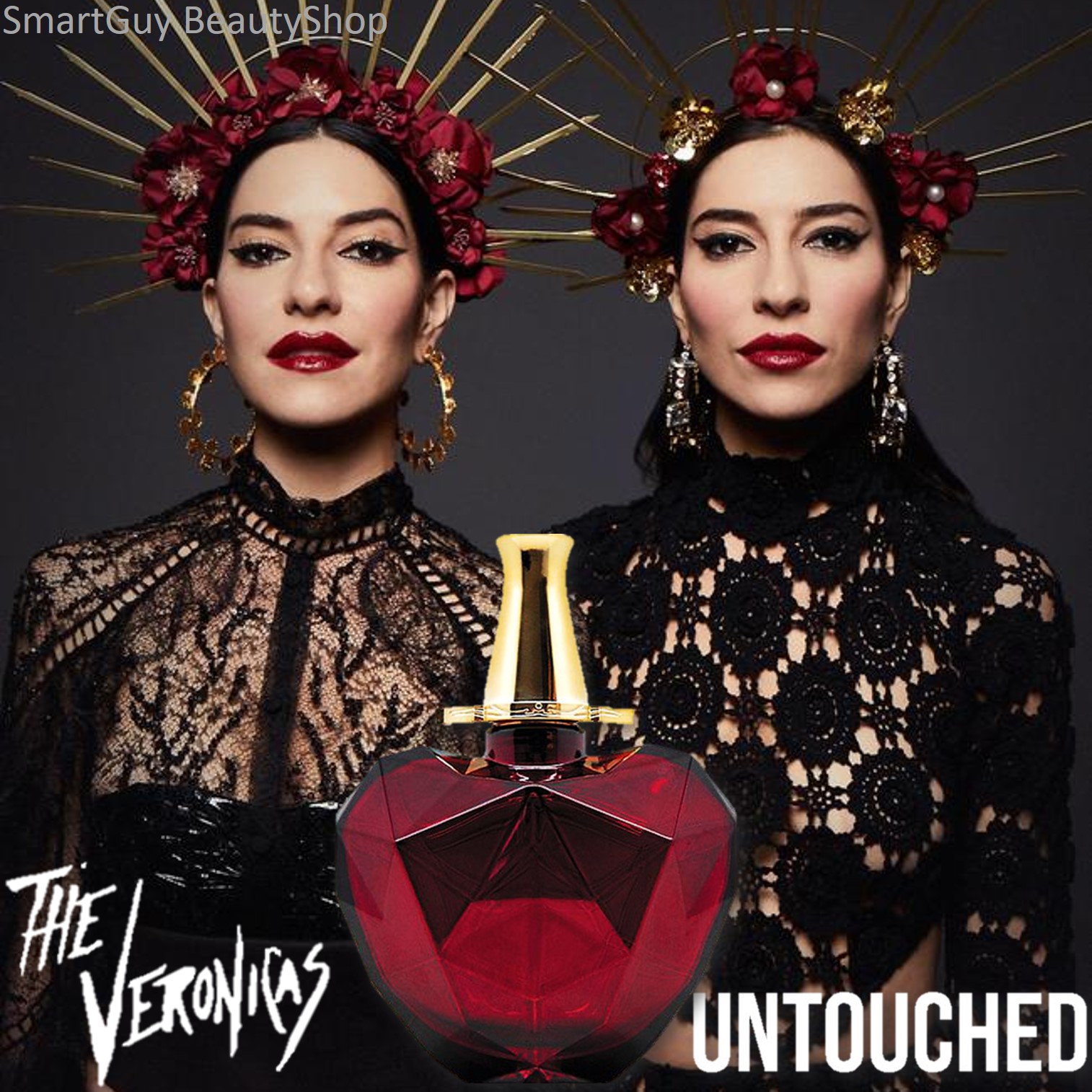 THE VERONICAS UNTOUCHED Eau De Parfum 100ml. น้ำหอมลิขสิทธิ์แท้จากนักร้องฝาแฝดสุดเซ็กซี่ กลิ่นหอมหวานผสานความเซ็กซี่สำหรับสาวที่มาพร้อมความมั่นใจแอบเซ็กซี่เบาๆ สินค้านำเข้าของแท้ 100%