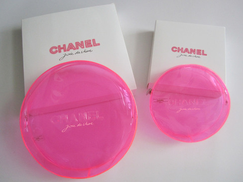 CHANEL Joie De Vivre Hot Pink Cosmetic Bag