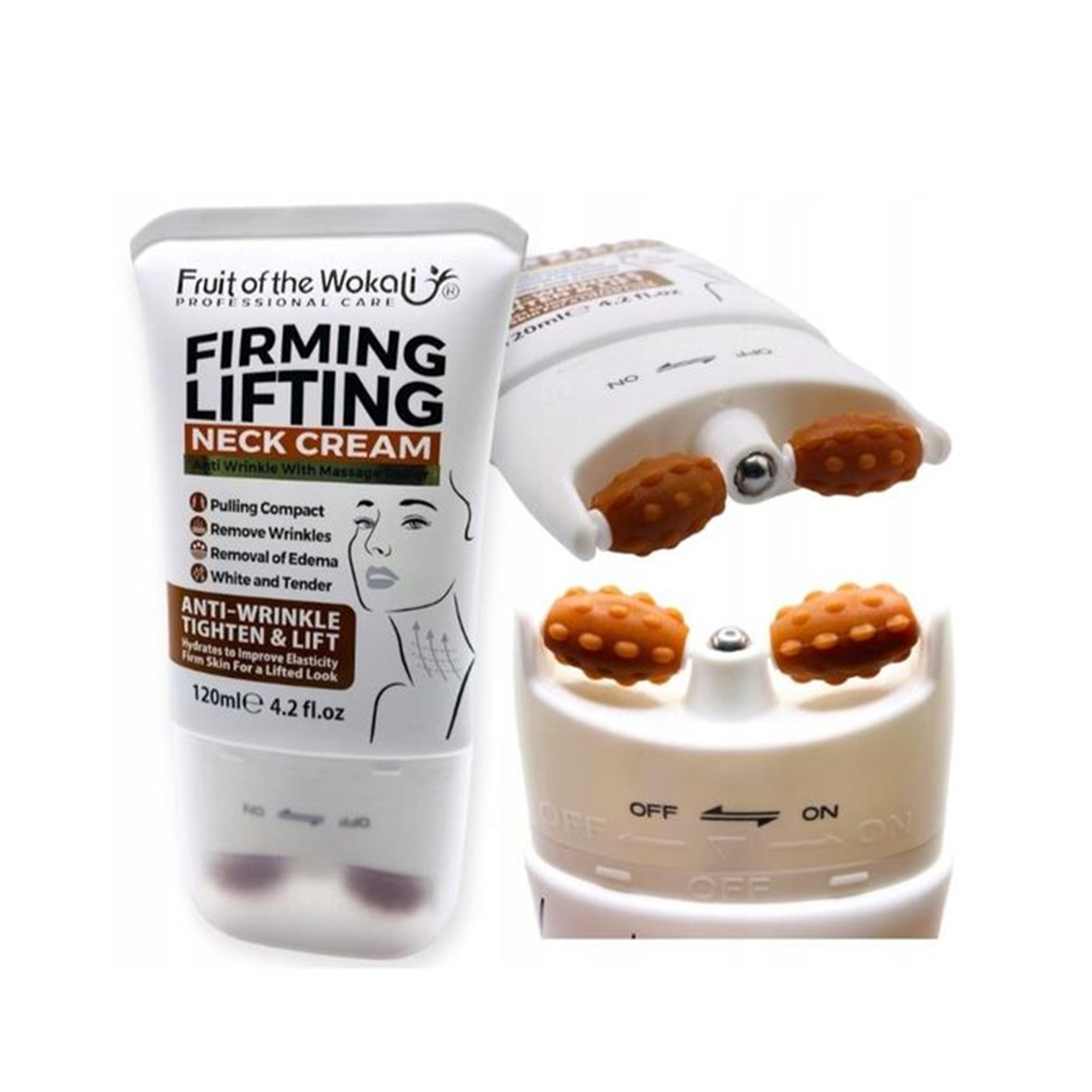 WOKALI COLLAGEN FIRMING LIFTING NECK CREAM 120ml ผลิตภัณฑ์บำรุงผิวบริเวณลำคอสูตรพิเศษจากต่างประเทศของแท้พร้อมส่ง