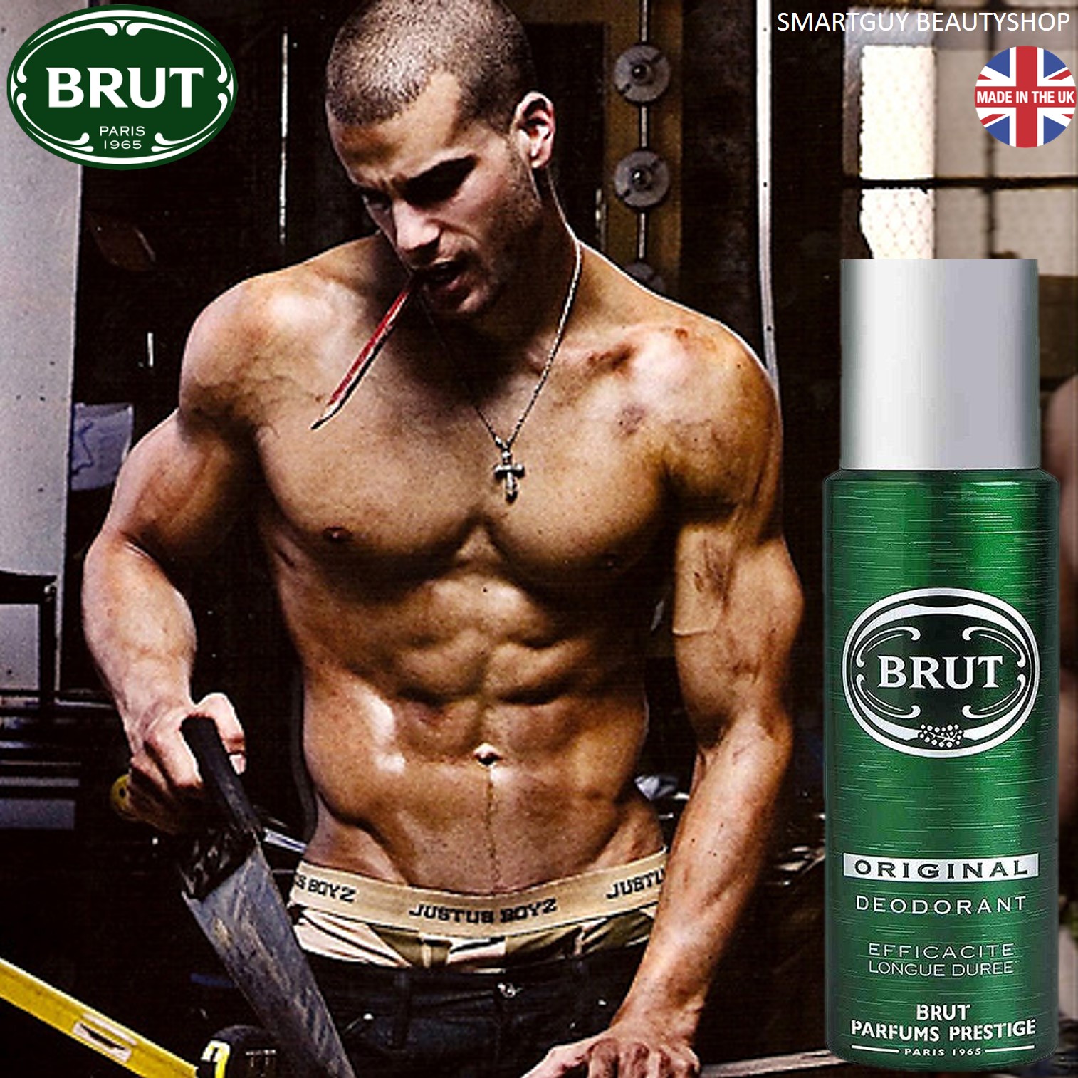 Brut Original Deodorant Spray for Men 200ml ผลิตภัณฑ์สเปรย์ระงับกลิ่นกายสำหรับผู้ชายกลิ่นหอมพิเศษสินค้านำเข้าจากต่างประเทศ