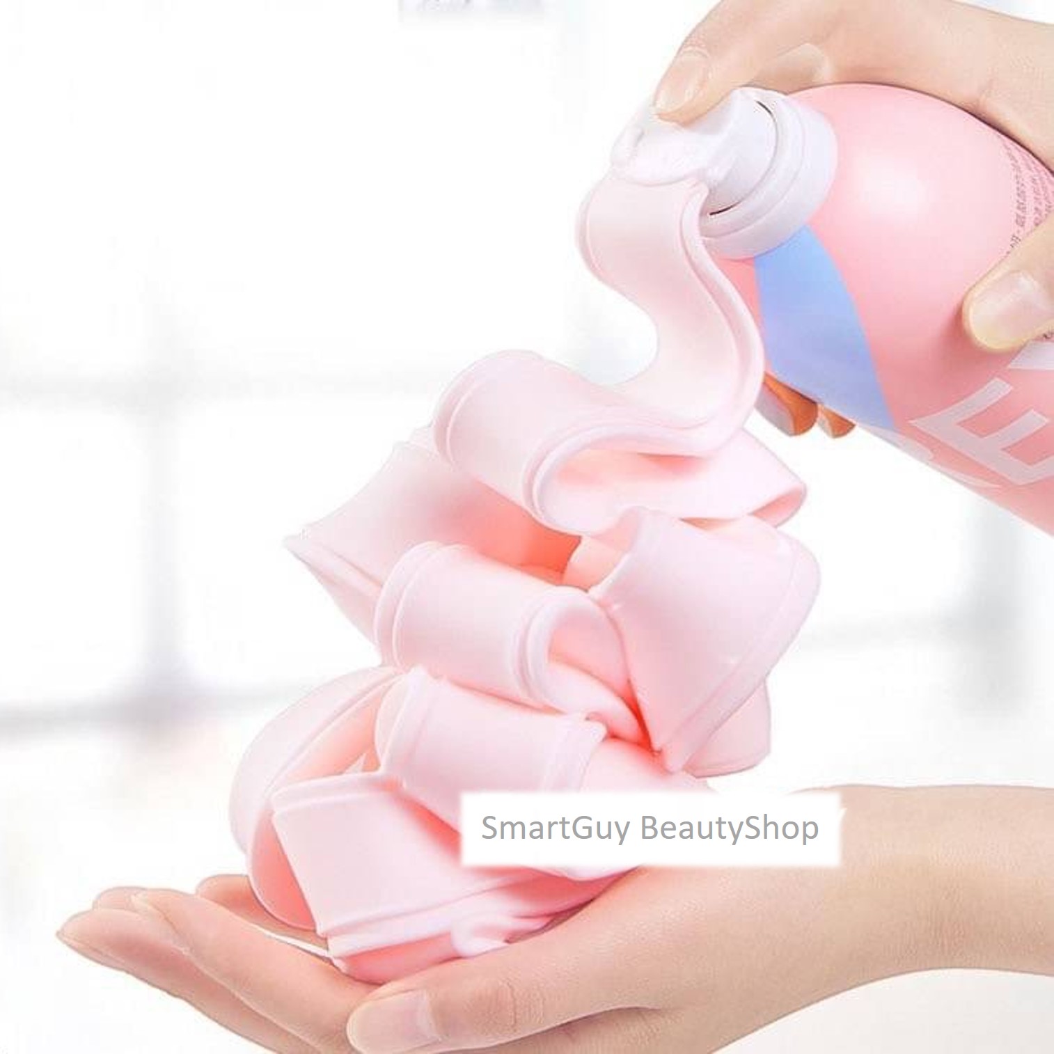 Pureyes Mild cleansing Beautyful and ligthen Skin Foam Pink 350ml มูสโฟมเนื้อละเอียดนุ่มกลิ่นหอมพิเศษทำความสะอาดและบำรุงผิว