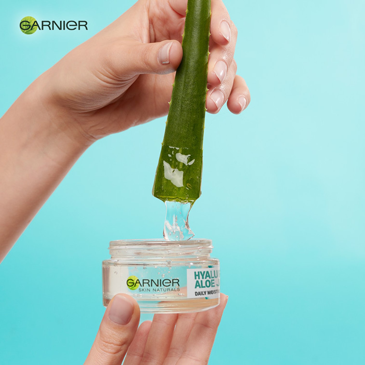 Garnier SkinActive Hyaluronic Aloe Day Jelly Moisturiser 50ml ผลิตภัณฑ์บำรุงผิวหน้าแลดูอ่อนกว่าวัยสูตรสำหรับตอนกลางวันสินค้านำเข้าจากออสเตรเลียของแท้พร้อมส่ง