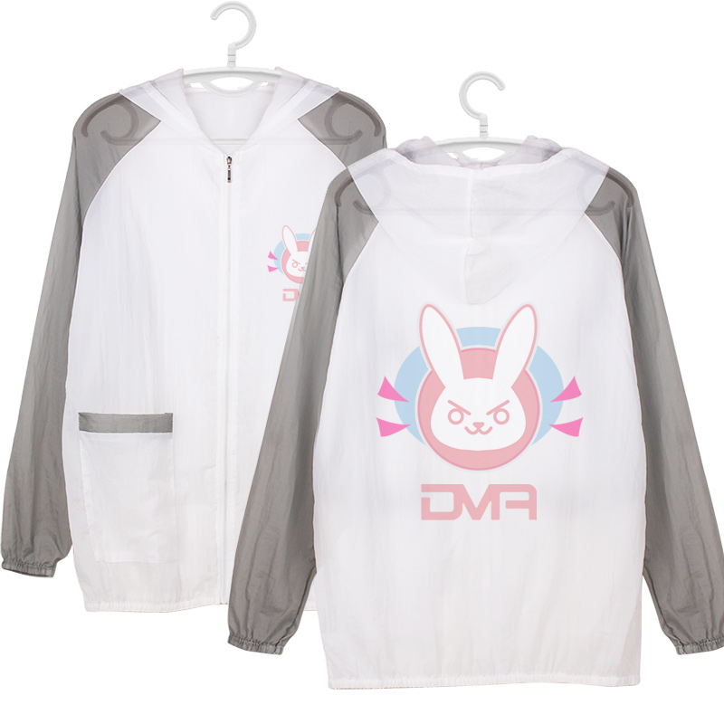 เสื้อแจ็คเก็ตกันแดด+กันละอองฝน ลาย D.Va | Overwatch