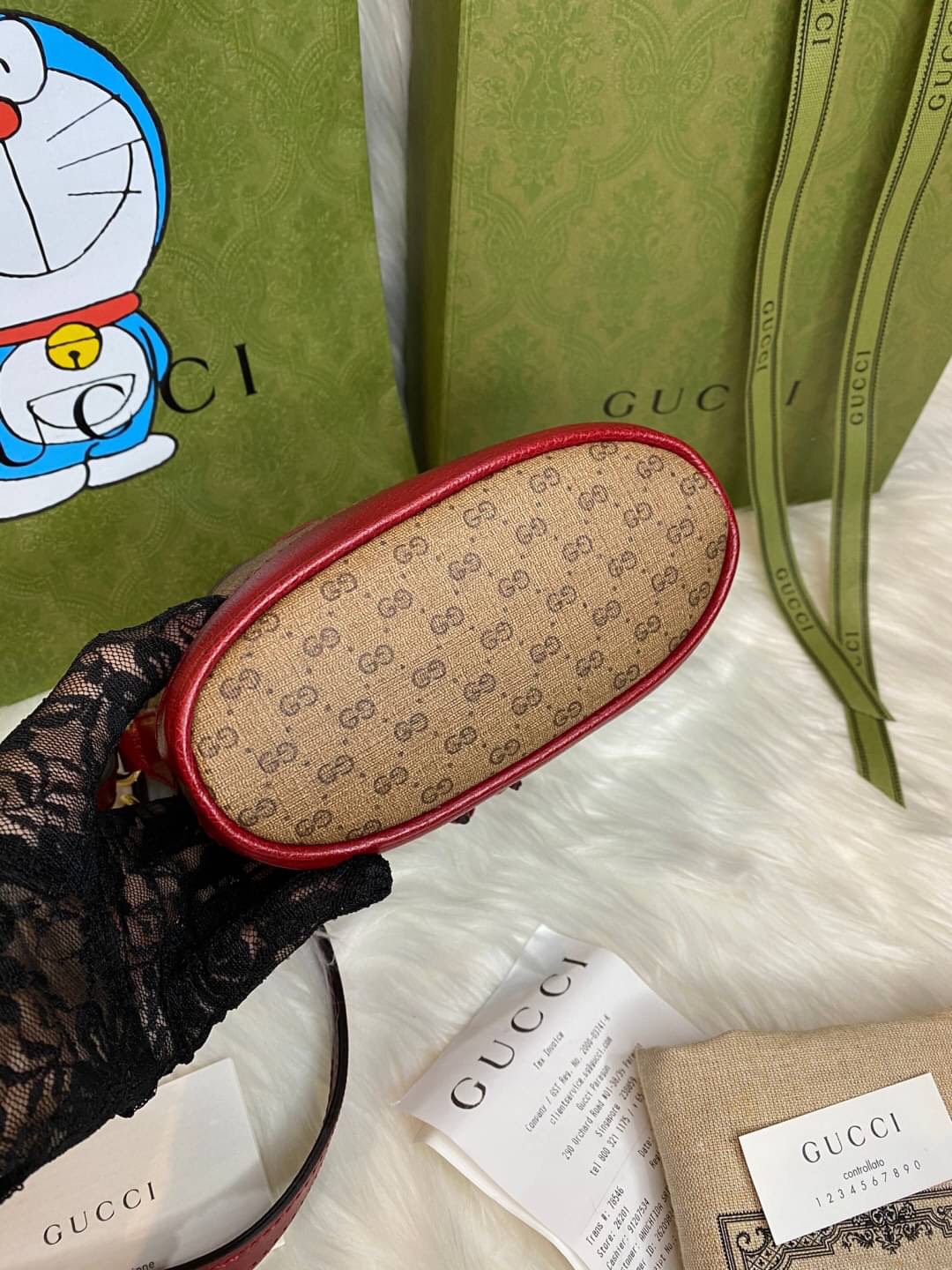 Gucci Doraemon x Mini Bucket Bag