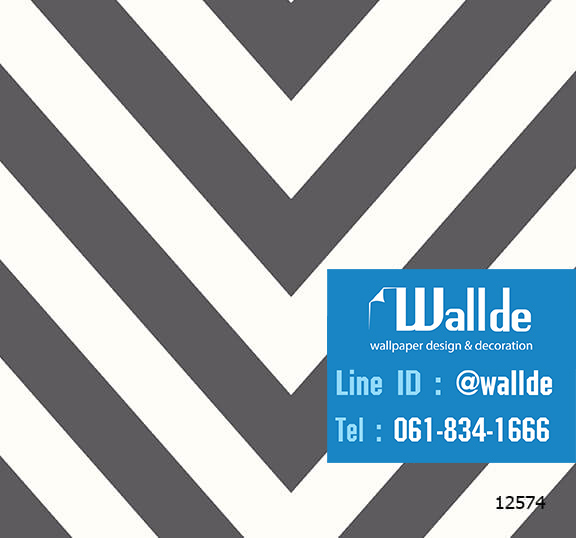 วอลเปเปอร์ห้องเด็ก วอลเปอร์ลายการ์ตูน ลายเส้นหยัก