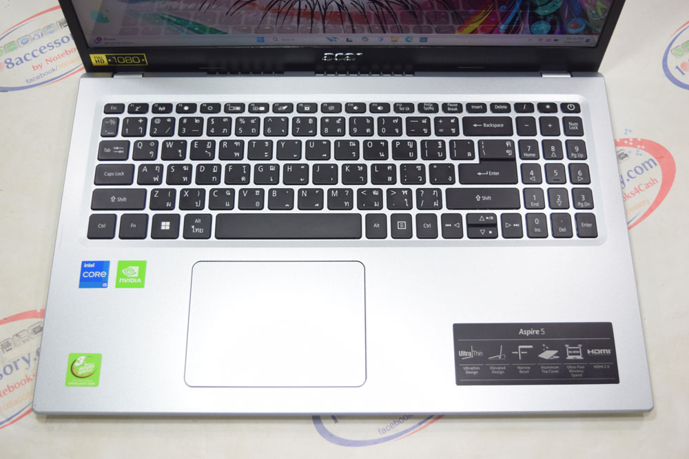 ขาย Acer Aspire 5 15.6นิ้ว IPS 60Hz รุ่นใหม่ i5 Gen11 RAM16 การ์ดจอ Nvidia ประกันเหลือ
