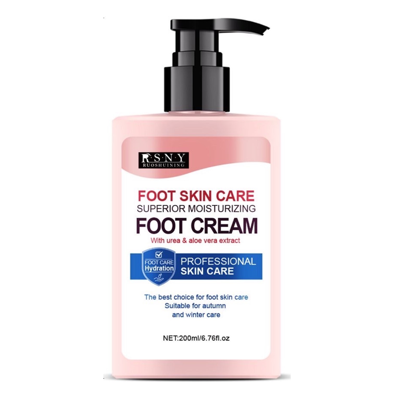 RSNY Foot Skin Care Superior Moisturizing Foot Cream 200ml ผลิตภัณฑ์บำรุงเท้าสูตรพิเศษเพื่อผิวเท้าแลดูสุขภาพดีริ้วรอยจางลงผิวเนียนนุ่มกระชับอ่อนกว่าวัย