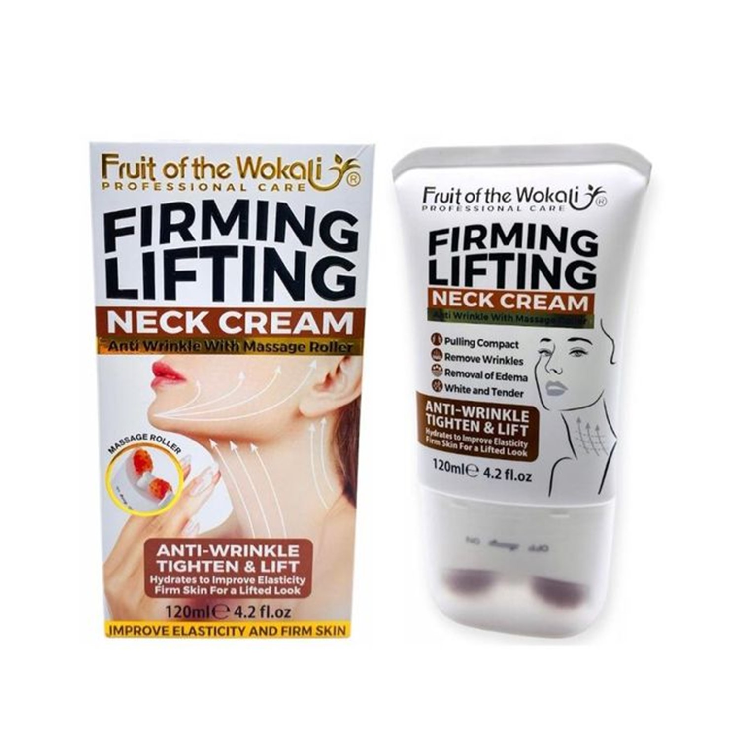 WOKALI COLLAGEN FIRMING LIFTING NECK CREAM 120ml ผลิตภัณฑ์บำรุงผิวบริเวณลำคอสูตรพิเศษจากต่างประเทศของแท้พร้อมส่ง