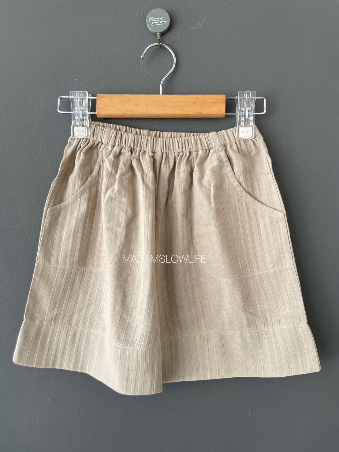 กางเกงขาสั้นเด็ก เนื้อผ้าคอตตอน นุ่มใส่สบาย Size: 90 100 110 120 130 140