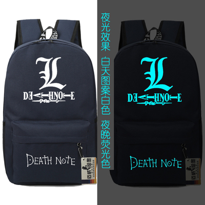 กระเป๋าเป้ ลาย Death note เรืองแสง
