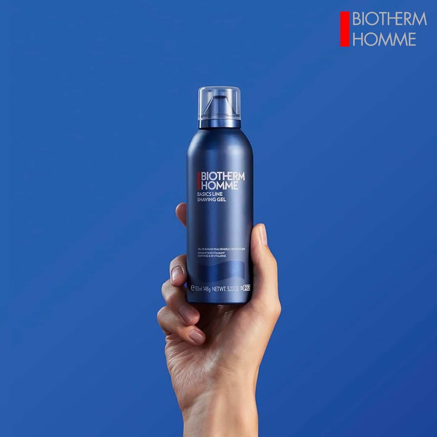 BIOTHERM Homme Basics Line Shaving Gel 150mL เจลโฟมโกนหนวดสูตรพิเศษจากไบโอเธิร์มสินค้านำเข้าจากต่างประเทศของแท้พร้อมส่ง