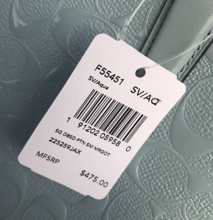 COACH SMALL MARGOT CARRYALL STYLE NO. F55451