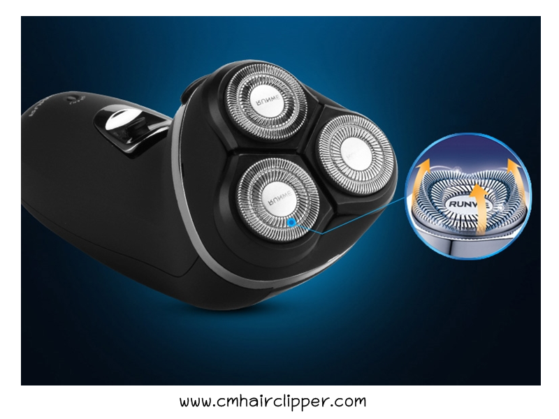 เครื่องโกนหนวดไฟฟ้า Runwe 3 Head