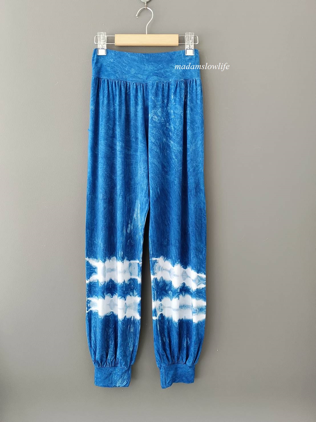 กางเกงขายาวจั้ม มัดย้อมสีปลอดสารพิษ ฟรีไซต์