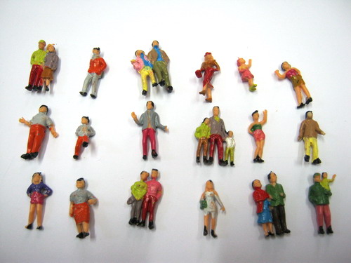 คน สเกล 1:87 คละแบบ / 50 ตัว