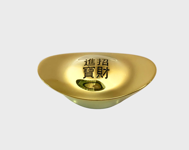 ก้อนเงิน โลหะผสม silver ingot เงินจีนโบราณ หยวนเป่า หลักฮวงจุ้ย ของมงคล Feng Shui Chinese Ingot