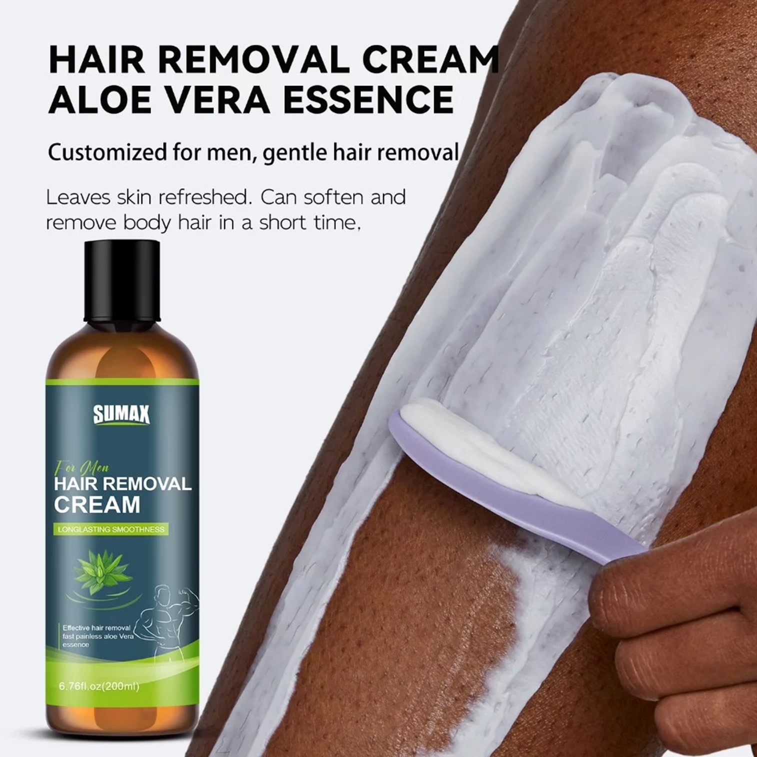 SUMAX Professional Skin Care Specially For You ชุดผลิตภัณฑ์กำจัดขนสูตรอ่อนโยนพิเศษสำหรับผู้ชายพร้อมการบำรุงผิวหลังกำจัดขน